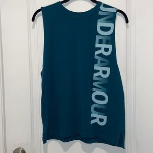 🔥 3 for $15 🔥
Under Armour loose fit muscle tank teal size small